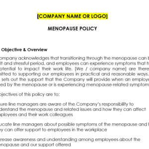 Menopause Policy