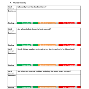 Office Information Security Audit Checklist