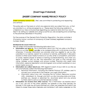 Privacy Policy (Website)
