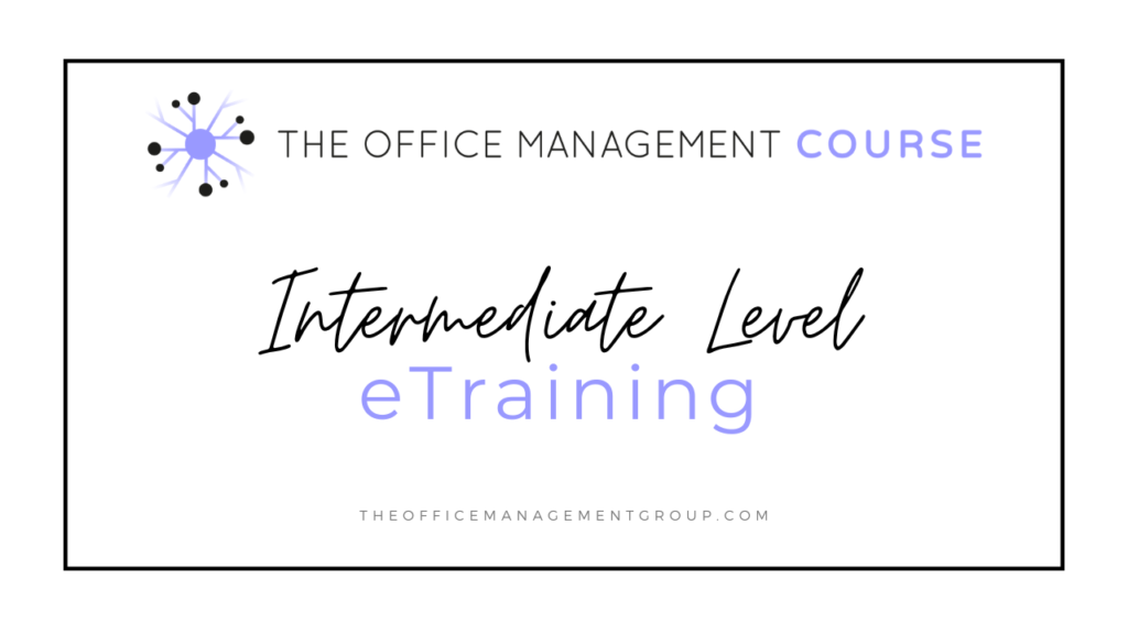 The Office Management eTraining Courses – Office Management Group